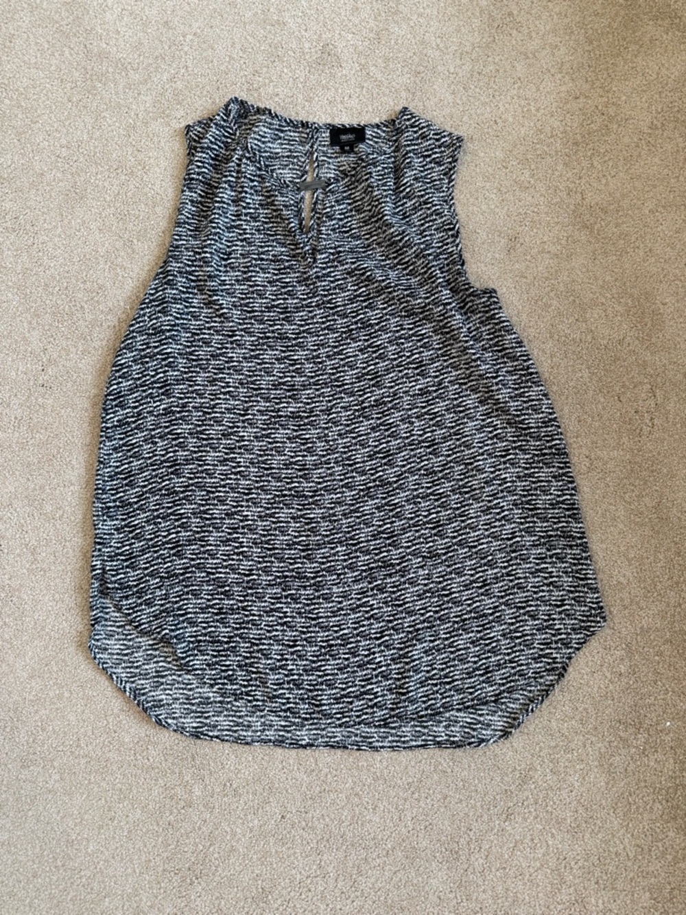 Mossimo Supply Co. Black & White Tank Top